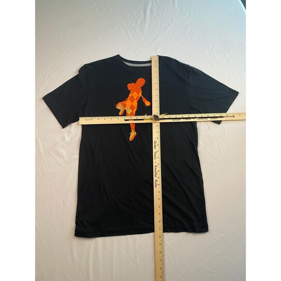 Nike Mens Lacrosse Mens Regular Fit Black Medium Graphic Short Sleeved Tee - Picture 3 of 8
